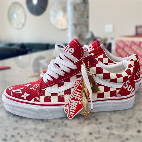 vans lv custom|louis vuitton x Vans old school.